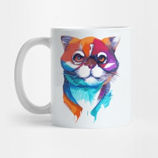 Colorful cat Mug